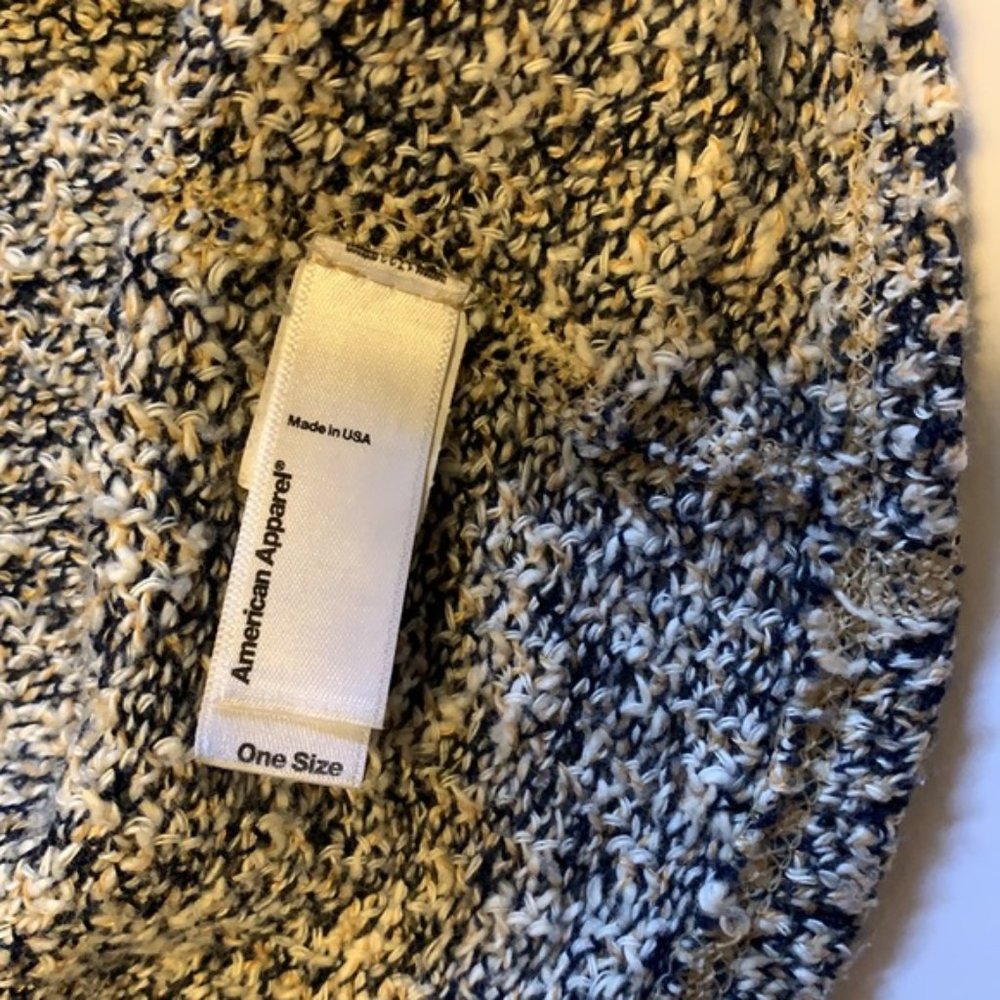 American Apparel Vintage Blue, Cream, and Tan Sweater - Women’s Size Small - Picture 6 of 6